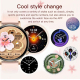 Montre Connectée Femme Avec Suivi Cardiaque Et Oxygène Sanguin Écran AMOLED 1,32 Pouce IP68 Bluetooth 5.3 - www.yonis-shop.com