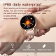 Montre Connectée Femme Avec Suivi Cardiaque Et Oxygène Sanguin Écran AMOLED 1,32 Pouce IP68 Bluetooth 5.3 - www.yonis-shop.com