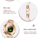 Montre Connectée Femme Avec Suivi Cardiaque Et Oxygène Sanguin Écran AMOLED 1,32 Pouce IP68 Bluetooth 5.3 - www.yonis-shop.com