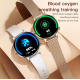 Montre Connectée Femme Avec Suivi Cardiaque Et Oxygène Sanguin Écran AMOLED 1,32 Pouce IP68 Bluetooth 5.3 - www.yonis-shop.com