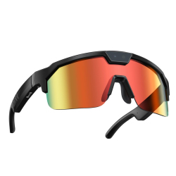 Lunettes Connectées IA Pour Cyclisme Et Randonnée Avec Caméra HD Verres Polarisés UV 99% Et Commande Vocale