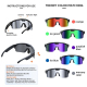 # Lunettes Connectées IA Pour Cyclisme Et Randonnée Avec Caméra HD Verres Polarisés UV 99% Et Commande Vocale - www.yonis-sho...