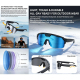 # Lunettes Connectées IA Pour Cyclisme Et Randonnée Avec Caméra HD Verres Polarisés UV 99% Et Commande Vocale - www.yonis-sho...