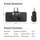 Microphone USB C Pour Vlog Et Enregistrement Audio Avec Réduction De Bruit AI ANC Et Captation Omnidirectionnelle - www.yonis...