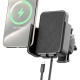 Support Téléphone Voiture Avec Chargeur Sans Fil Qi Type C Pour Grille D’Aération Jusqu’à 15 W Manipulation À Une Main