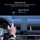 Support Téléphone Voiture Avec Chargeur Sans Fil Qi Type C Pour Grille D’Aération Jusqu’à 15 W Manipulation À Une Main - www....