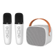 Enceinte Bluetooth Portable Pour Karaoké Enfants Et Famille Avec Microphone Amovible Bluetooth 5.0 6 W Et Effet Écho - www.yo...