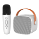 Enceinte Bluetooth Portable Avec Microphone Détachable Pour Karaoké Enfants Et Famille 6 W Effet Écho Bluetooth 5.0 - www.yon...