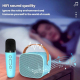 Enceinte Bluetooth Portable Avec Microphone Détachable Pour Karaoké Enfants Et Famille 6 W Effet Écho Bluetooth 5.0 - www.yon...