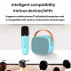 Enceinte Bluetooth Portable Avec Microphone Détachable Pour Karaoké Enfants Et Famille 6 W Effet Écho Bluetooth 5.0 - www.yon...