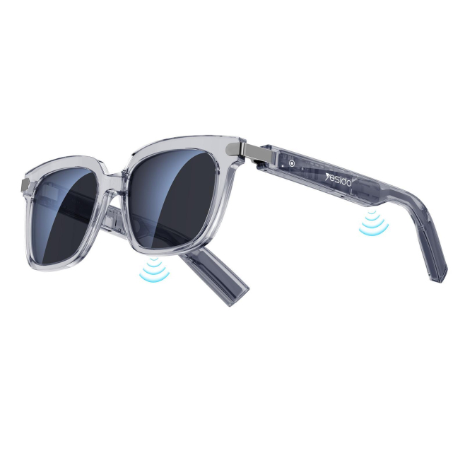 Lunettes Connectées Bluetooth Pour Appels Mains Libres Audio Ouvert IP54 36 G Autonomie De 6 À 7 Heures - www.yonis-shop.com