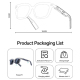 Lunettes Connectées Bluetooth Pour Appels Mains Libres Audio Ouvert IP54 36 G Autonomie De 6 À 7 Heures - www.yonis-shop.com