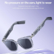Lunettes Connectées Bluetooth Pour Appels Mains Libres Audio Ouvert IP54 36 G Autonomie De 6 À 7 Heures - www.yonis-shop.com