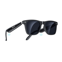 Lunettes De Soleil Audio Bluetooth Pour Appels Mains Libres Son Hi Fi Autonomie 6 À 7 Heures Charge Magnétique IP54