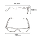 Lunettes De Soleil Audio Bluetooth Pour Appels Mains Libres Son Hi Fi Autonomie 6 À 7 Heures Charge Magnétique IP54 - www.yon...