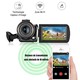 Caméscope Vidéo 4K Avec Vision Nocturne WiFi Zoom Optique 12X Écran Tactile Et Microphone Noir - www.yonis-shop.com