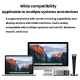 Kit De Duplication D’Écran Sans Fil 2 En 1 Type C HDMI 1080P 60Hz Jusqu’à 50 Mètres - www.yonis-shop.com