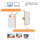 Kit De Duplication D’Écran Sans Fil 2 En 1 Type C HDMI 1080P 60Hz Jusqu’à 50 Mètres - www.yonis-shop.com
