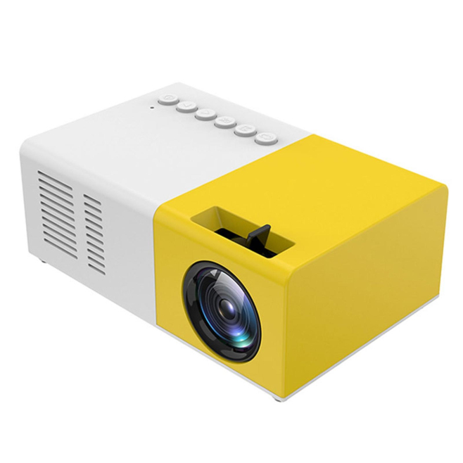 Mini Vidéoprojecteur LED Portable Home Cinéma Compatible Full HD 1080p Avec HDMI USB Et Carte TF Projection 20 À 60 Pouces - ...