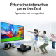 Mini Vidéoprojecteur LED Portable Home Cinéma Compatible Full HD 1080p Avec HDMI USB Et Carte TF Projection 20 À 60 Pouces - ...