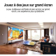Mini Vidéoprojecteur LED Portable Home Cinéma Compatible Full HD 1080p Avec HDMI USB Et Carte TF Projection 20 À 60 Pouces - ...