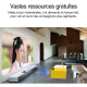Mini Vidéoprojecteur LED Portable Home Cinéma Compatible Full HD 1080p Avec HDMI USB Et Carte TF Projection 20 À 60 Pouces - ...