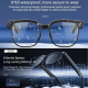 Lunettes Intelligentes Avec Caméra 8 MP Vidéo 1080p Assistant Vocal Chat GPT Et Traduction En Temps Réel - www.yonis-shop.com