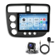 Autoradio Android 15 Pour Honda Civic 2001 À 2005 Écran Tactile 9 Pouces GPS Bluetooth 4 Go 128 Go - www.yonis-shop.com