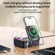 Station De Charge Magnétique Sans Fil 8 En 1 65 W Pour Plusieurs Appareils Avec Câble Type C Rétractable - www.yonis-shop.com