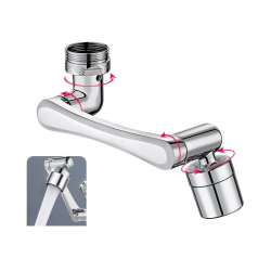 Mousseur De Robinet À Bras Articulé 1080° Avec Filtre Et Rotation 3D En Laiton