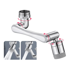 Bras Aérateur Pour Robinet À 1080 Degrés Double Sortie Filtre Et Filetage M22 M24