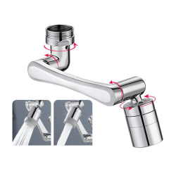 Aérateur De Robinet Extensible 1080° En Cuivre Avec Filtre Anti-Sédiments Et Double Sortie
