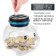 Tirelire Électronique Compteuse De Pièces 1600 Ml Avec Écran De Solde Corps Transparent Et Boutons Plus Moins - www.yonis-sho...