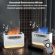 Enceinte Bluetooth Avec Diffuseur Aromatique Pour Relaxation Bruit Blanc Et Lampe Flamme RGB 8 Sons Minuterie - www.yonis-sho...
