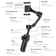 Gimbal Stabilisateur 3 Axes Avec Perche Selfie Télescopique Module IA Et Suivi Du Visage - www.yonis-shop.com