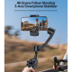 Gimbal Stabilisateur 3 Axes Avec Perche Selfie Télescopique Module IA Et Suivi Du Visage - www.yonis-shop.com