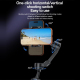 Gimbal Stabilisateur 3 Axes Avec Perche Selfie Télescopique Module IA Et Suivi Du Visage - www.yonis-shop.com