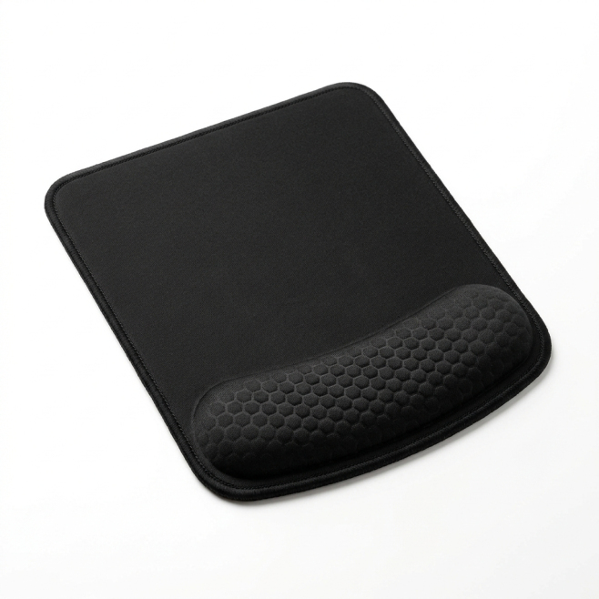 Tapis De Souris Ergonomique Avec Repose Poignet En Silicone Pour Gaming Et Bureau Surface Précise Base PU Antidérapante - www...