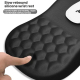 Tapis De Souris Ergonomique Avec Repose Poignet En Silicone Pour Gaming Et Bureau Surface Précise Base PU Antidérapante - www...