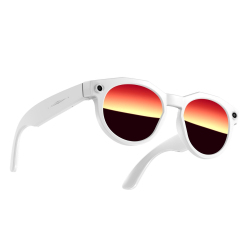 Lunettes Connectées Intelligentes Avec Caméra 8 MP Traduction IA 100 Langues WiFi Et Protection IP66