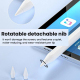 Stylet Capacitif Pour Écrire Sur iPad 2018 Et Ultérieurs Sensible À La Pression Et À L’Inclinaison Anti-Fausse Touche - www.y...