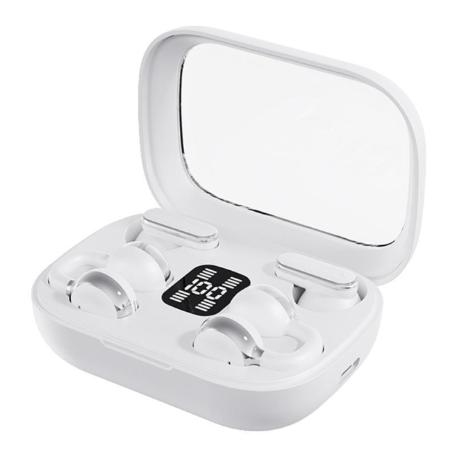 Écouteurs Bluetooth Sans Fil 2 En 1 À Clip Et Intra Auriculaires ENC Autonomie 30 Heures Affichage Numérique - www.yonis-shop...