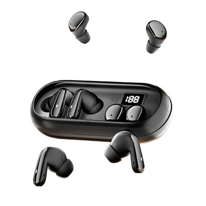 Écouteurs Bluetooth Intra Auriculaires Pour Dormir Avec Réduction De Bruit Double Connexion Et Contrôle Tactile - www.yonis-s...