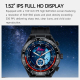 Montre De Sport Connectée 2 En 1 Avec Écouteurs TWS Bluetooth Et Écran 1 52 Pouces - www.yonis-shop.com