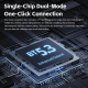 Montre Connectée De Sport 2 En 1 Avec Écran 1 53 Pouce Et Écouteurs Bluetooth TWS Intégrés - www.yonis-shop.com
