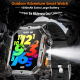 Montre Connectée Outdoor Pour Aventures Écran IPS 2 Pouces Batterie 1000 mAh Lampe Torche Appels Bluetooth 3ATM - www.yonis-s...