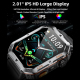 Montre Connectée Outdoor Pour Aventures Écran IPS 2 Pouces Batterie 1000 mAh Lampe Torche Appels Bluetooth 3ATM - www.yonis-s...