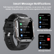 Montre Connectée Outdoor Pour Aventures Écran IPS 2 Pouces Batterie 1000 mAh Lampe Torche Appels Bluetooth 3ATM - www.yonis-s...