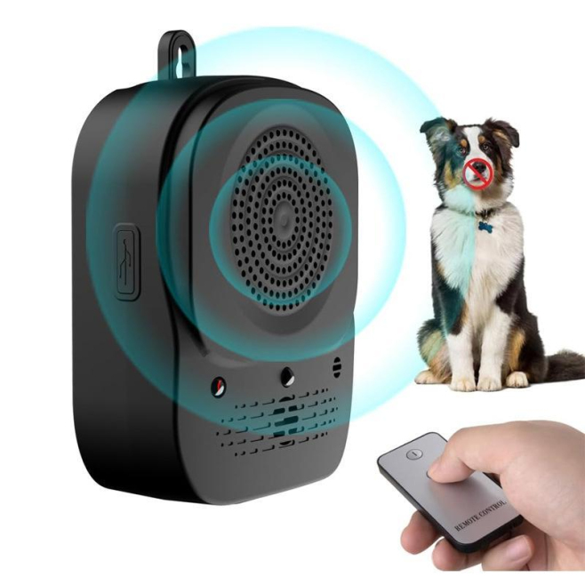 Dispositif Antiaboiement Ultrasonique Automatique Étanche Avec Télécommande Autonomie 90 Jours Et 4 Niveaux De Sensibilité - ...