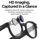 Lunettes Connectées Avec Caméra 2 MP Vidéo 1080p Traduction IA Et Enregistrement Audio - www.yonis-shop.com